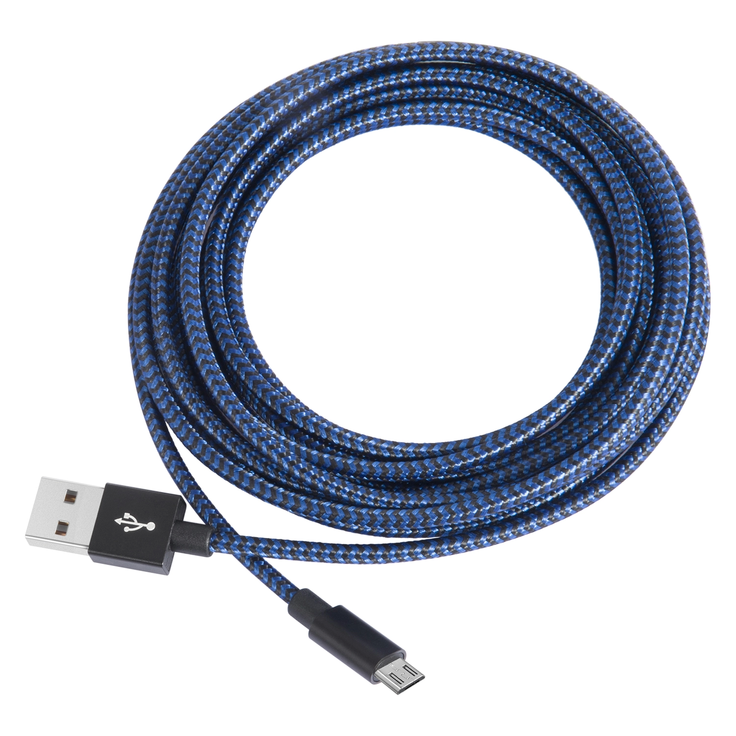 Cable Micro USB para sincronizar y cargar celular y tablets- 1 metro - Blue